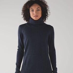 Lululemon Sweat And Savasana Turtleneck 100% Merino Wool Sweater